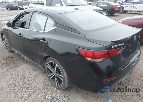 2021 Nissan Sentra Sr Xtronic Cvt из США, поврежденный, VIN 3N1AB8DV0MY213497